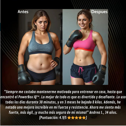 PowerBox IQ™ Maquina de Boxeo Inteligente + Cuerda de saltar de regalo